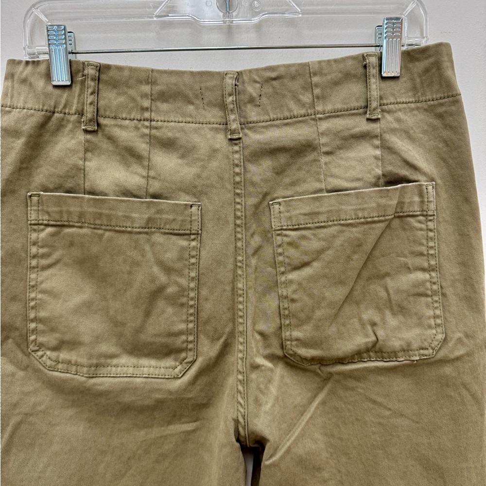 Bagatelle Olive Utility Wide Leg Trouser Pants Size 12P - Picture 10 of 11